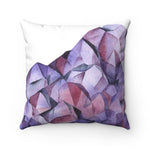 Amethyst Crystal Decorative Pillow