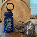 Yantra Water Bottle, Sacred Geometry Water Bottle