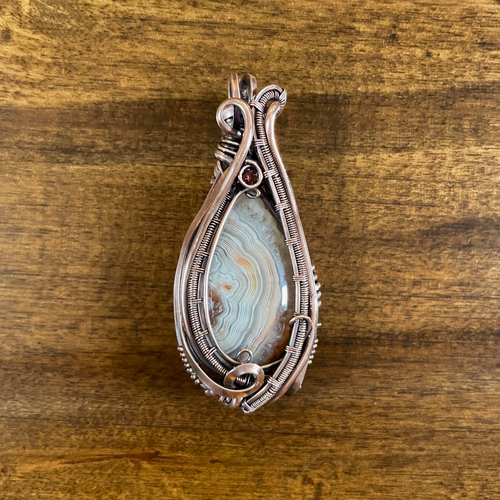 Apatite heady sterling silver 2025 wire wrap