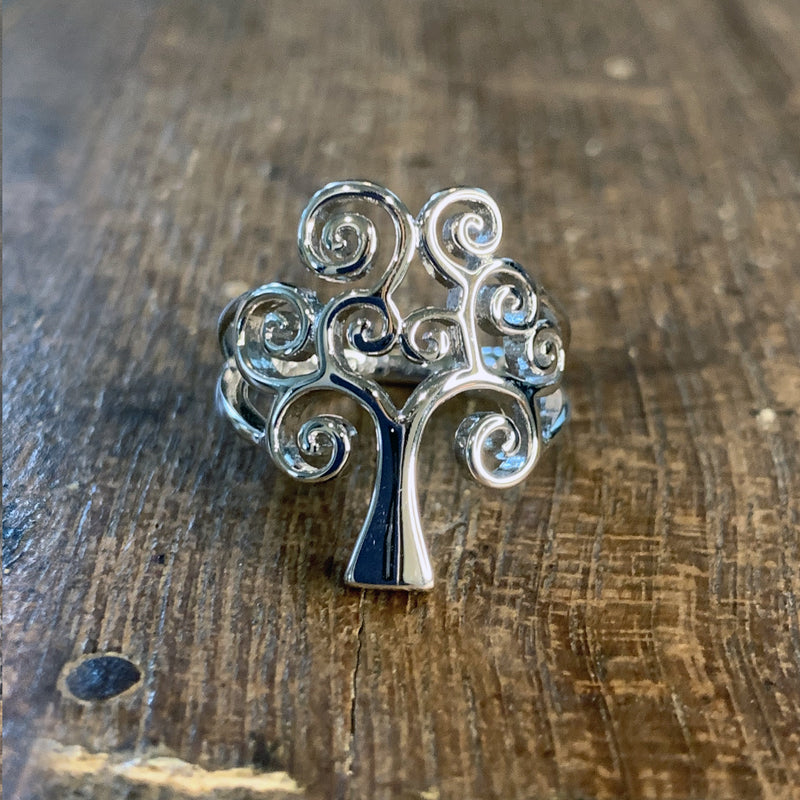Tree of Life Sterling Silver Ring