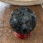 Black Tourmaline Sphere, Crystal Sphere