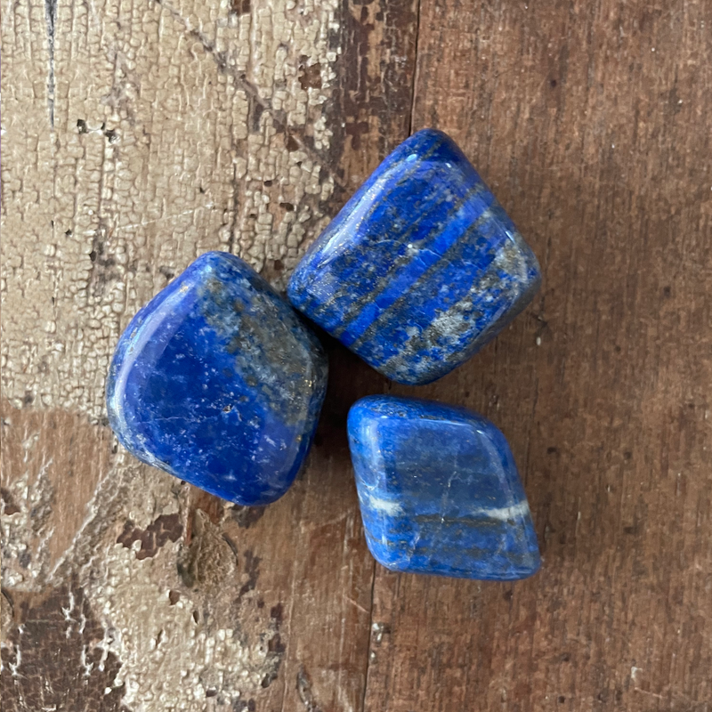 Lapis Lazuli Tumbled Stones, Lapis Tumbles, Large Tumbles
