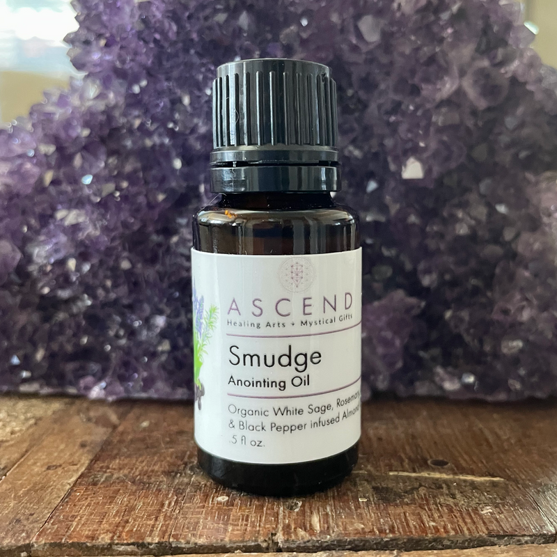 Smudge Infused Oils, Anointing Oils, Candle Dressing