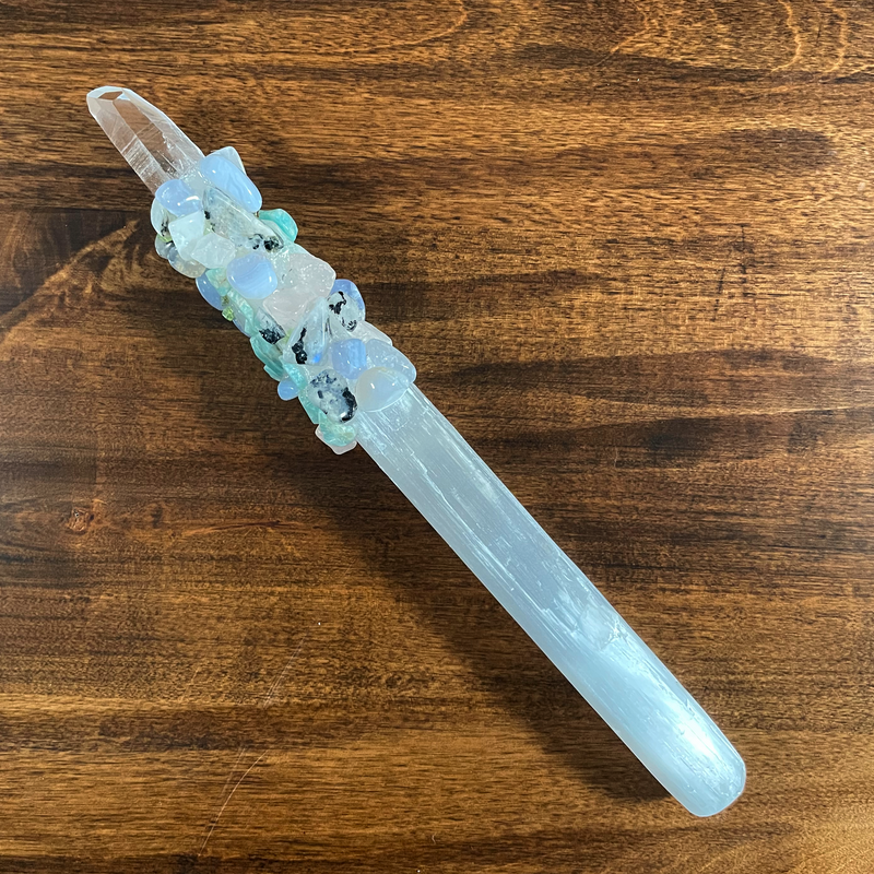 Crystal Healing Wand, The Intuition Crystal Wand