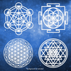 Large Sacred Geometry Decals Sacred Geometry Decal Sets